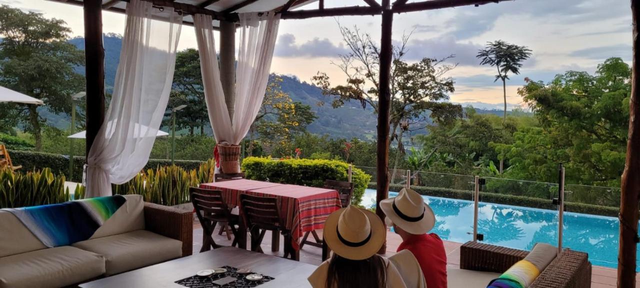Finca Del Cafe - Casa Typica Santa Rosa de Cabal Eksteriør bilde